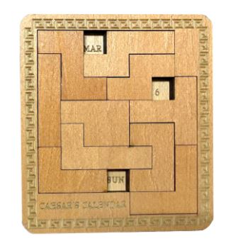 True Genius Logic Puzzles - Caesar's Calendar