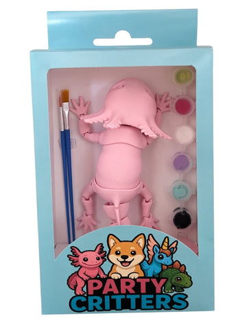 PartyCritters Paint Kit - Axolotl