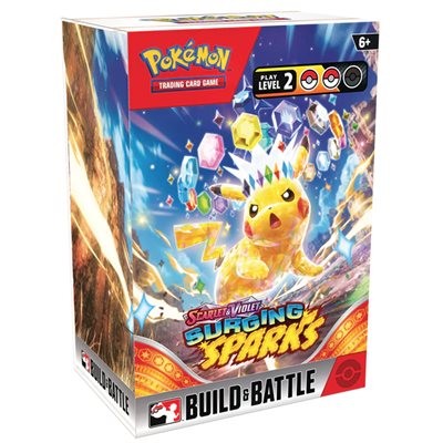 Pokemon SV8 Surging Sparks Build and Battle Box