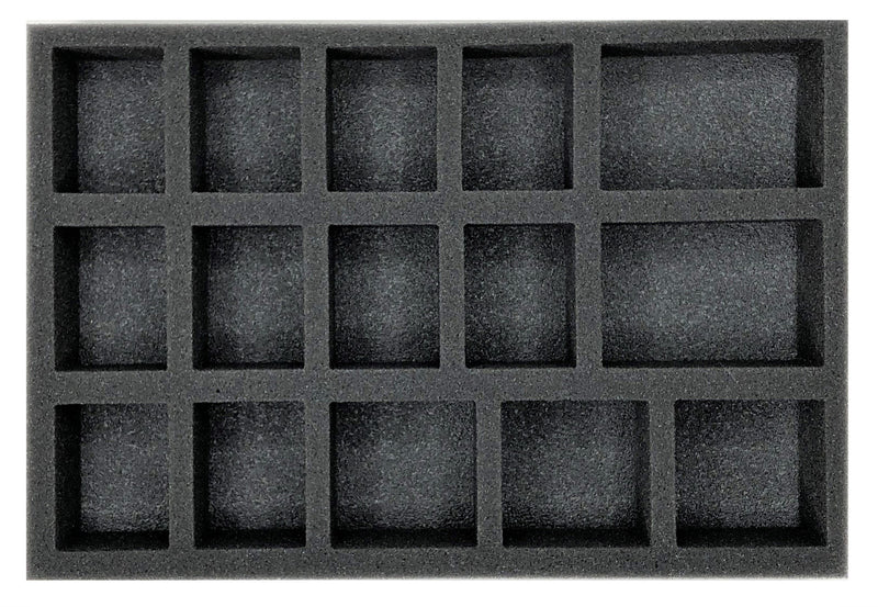 Battle Foam 32mm 10 Medium 5 Large Troop Foam Tray 1.5"