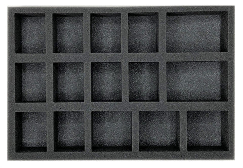 Battle Foam 32mm 10 Medium 5 Large Troop Foam Tray 1.5"