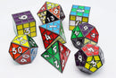 Puzzle Cube: Midnight Metal - Metal RPG Dice Set