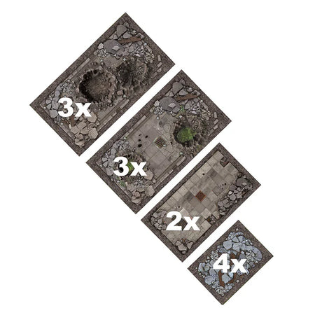 Frontline Gaming Matched-Play Rubble Terrain Bases