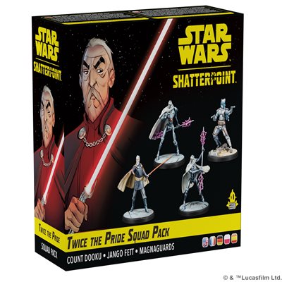 SWP03 Star Wars Shatterpoint: Twice the Pride Count Dooku Squad Pack