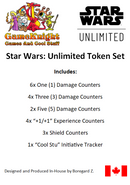 GameKnight Star Wars Unlimited Token Set (20ct)