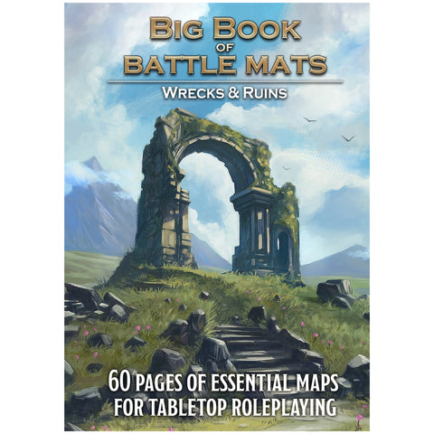 RPG Big Book Of Battle Mats: Wilds Wrecks & Ruins