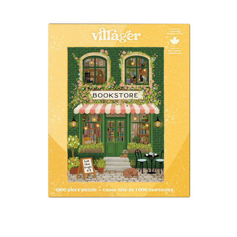 Villager Puzzle 1000 Piece Emerald Bookstore