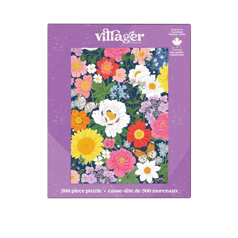 Villager Puzzle 500 Piece Midnight Blooms