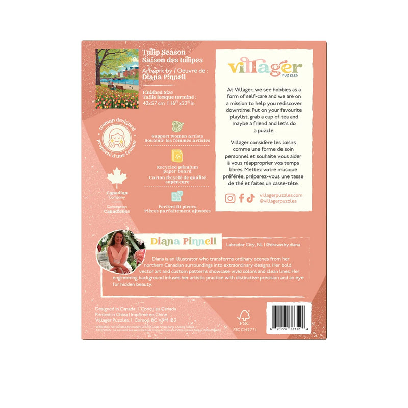 Villager Puzzle 500 Piece Tulip Season
