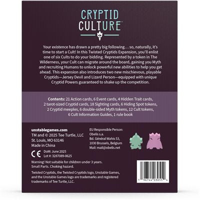 CG Twisted Cryptids Cyptid Culture Expansion