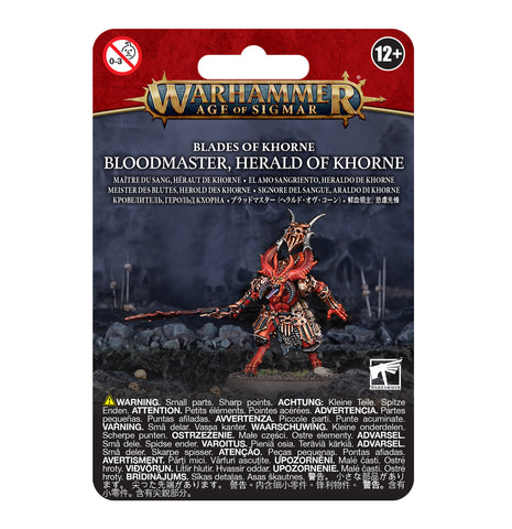GW Age of Sigmar Daemons of Khorne Bloodmaster Herald Of Khorne