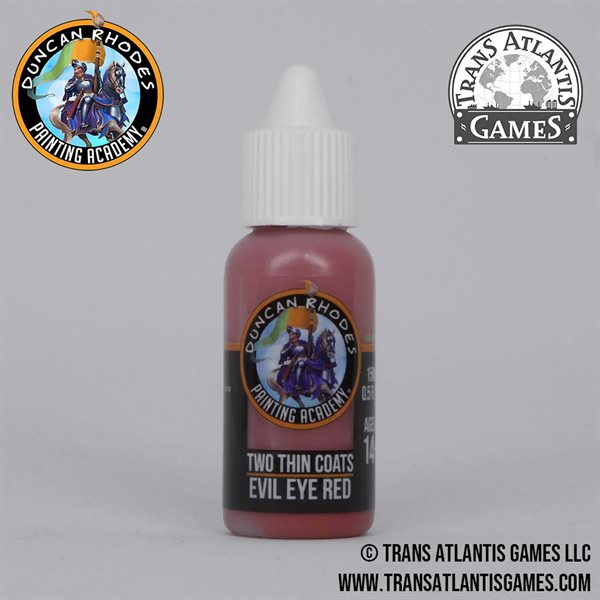 Two Thin Coats Evil Eye Red