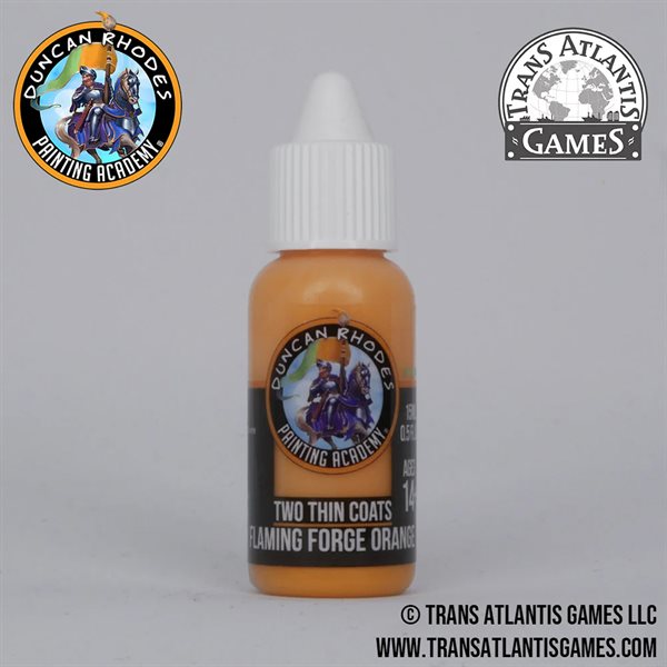 Two Thin Coats Flaming Orange