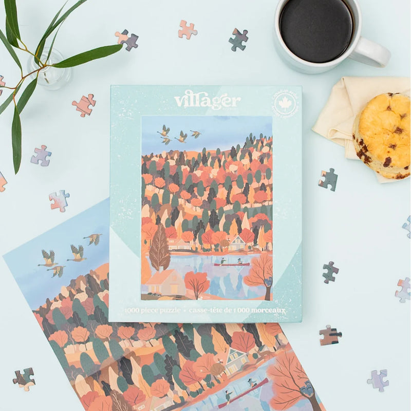 Villager Puzzle 1000 Piece Changing Seasons
