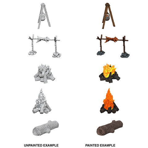 Wizkids Minis 73860 Camp Fire/sitting Log