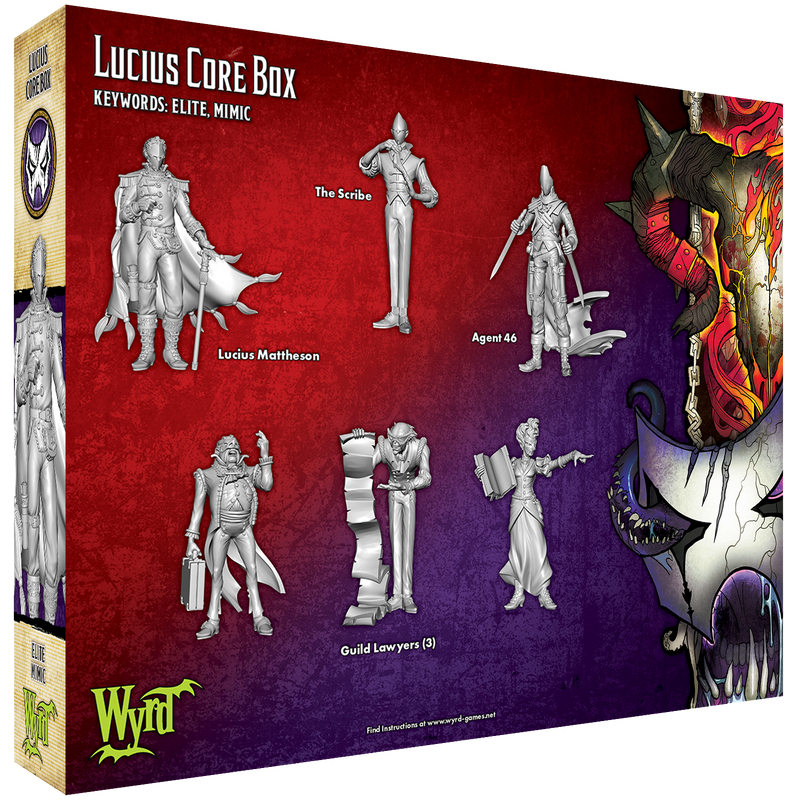 Malifaux Guild/Neverborn Lucius Core Box