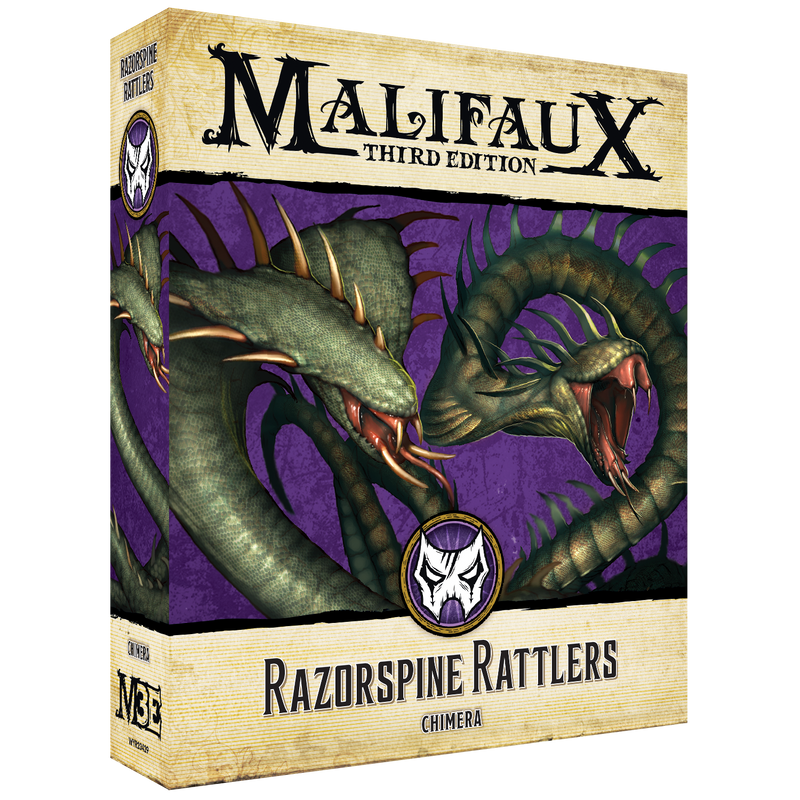 Malifaux Neverborn Razorspine Rattler