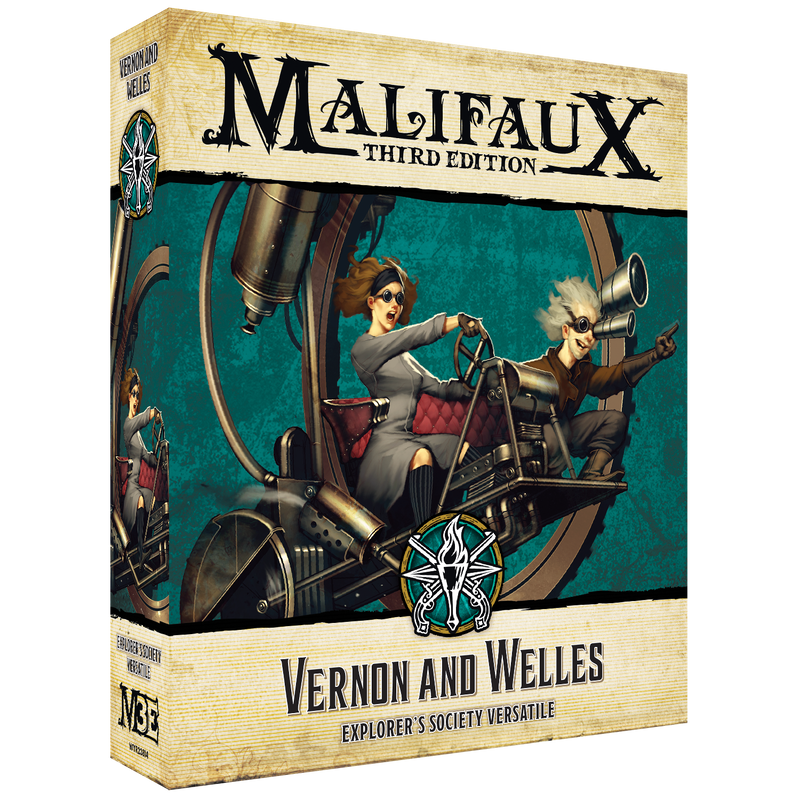 Malifaux Explorer's Society Vernon and Welles