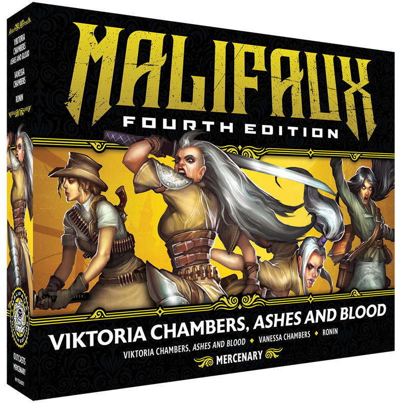 Malifaux Outcasts Viktoria Chambers, Ashes and Blood