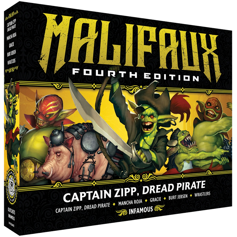 Malifaux Fourth Edition Captain Zipp, Dread Pirate