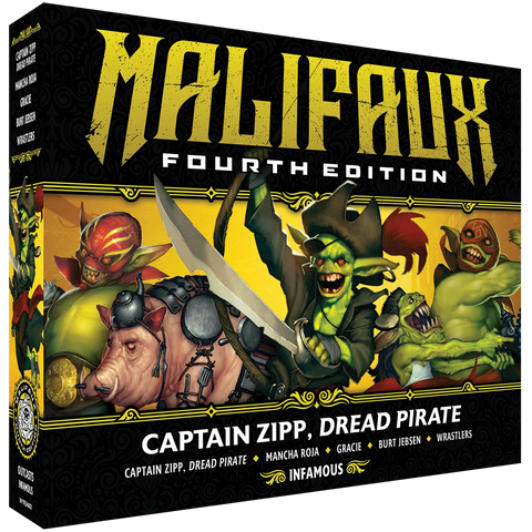 Malifaux Fourth Edition Captain Zipp, Dread Pirate