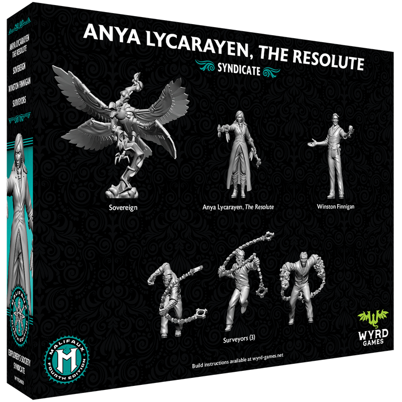 Malifaux Explorer’s Society Anya Lycarayen, The Resolute