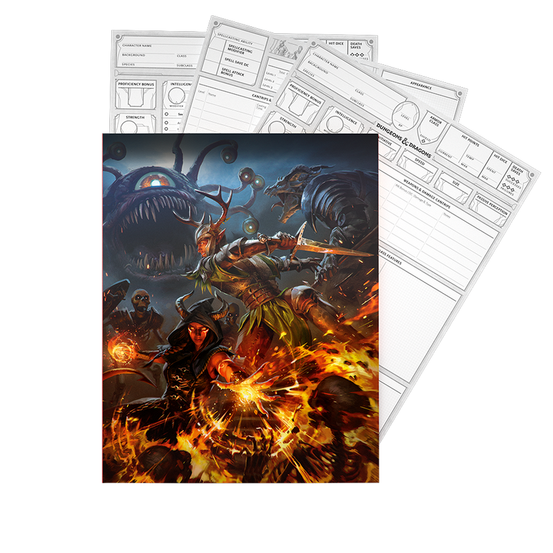 Dungeons and Dragons 5th Edition 2024 Character Sheets