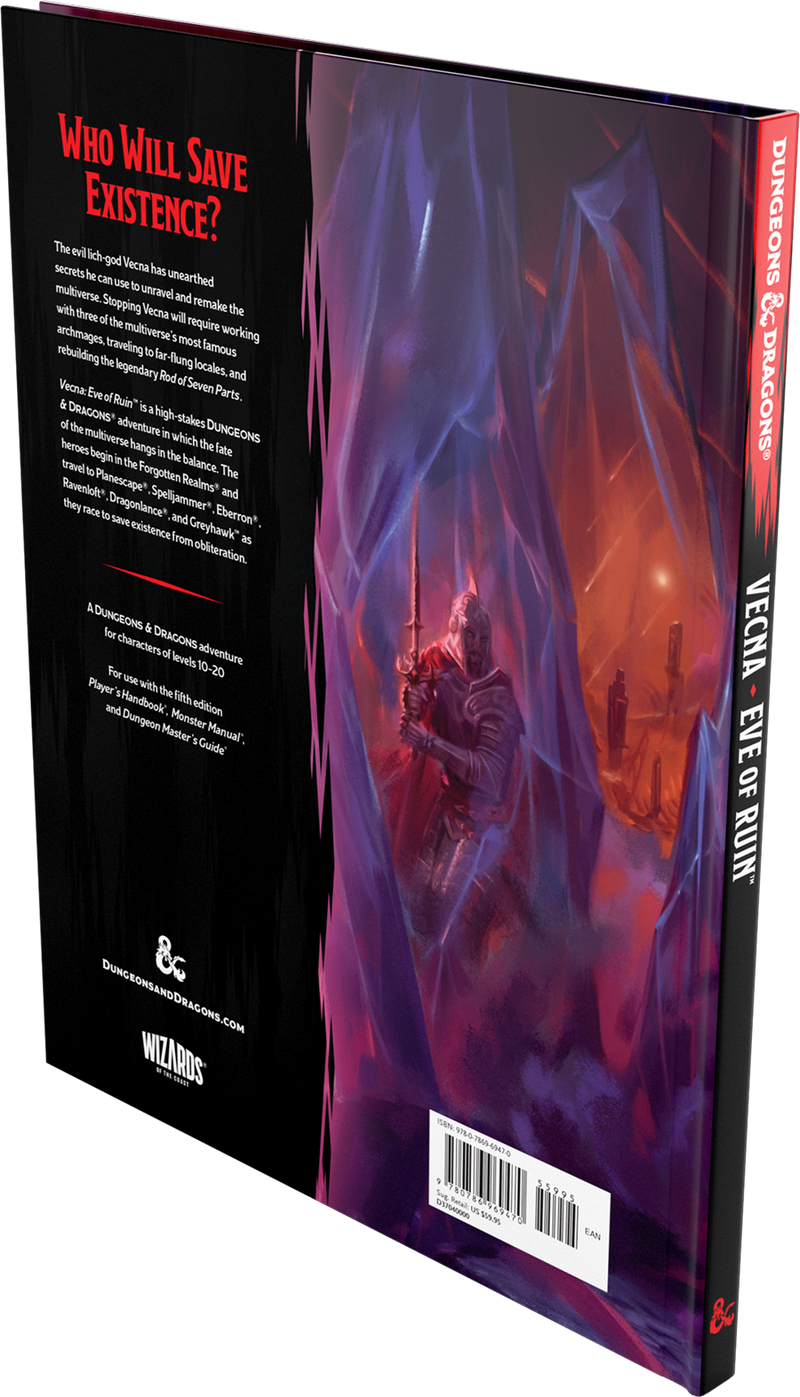 Dungeons and Dragons 5th Edition Vecna Eve of Ruin