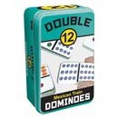 Dominoes - Mexican Train - Double 12 - Color - Tin