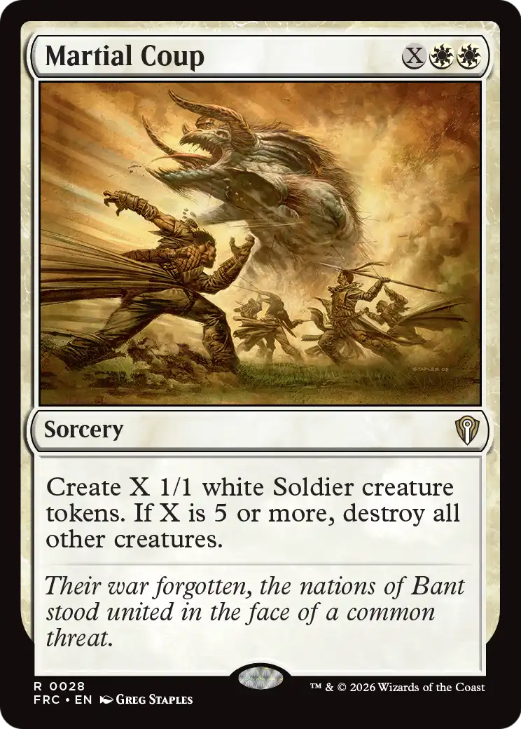 Martial Coup [Reality Fracture Commander]