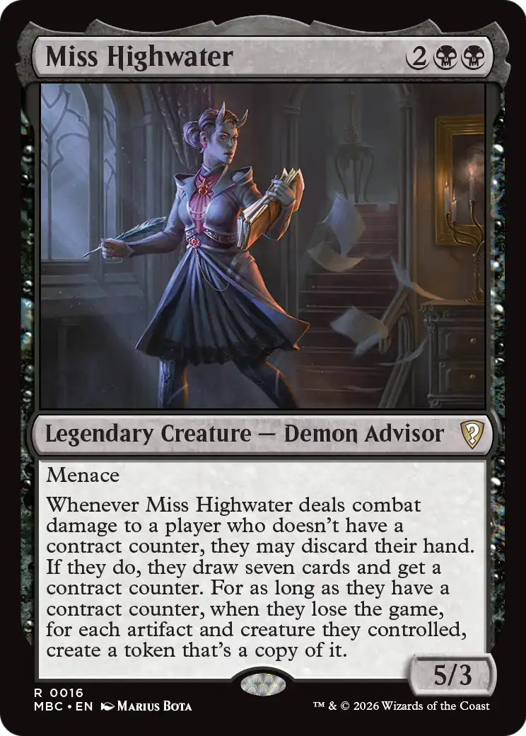 Miss Highwater [Mystery Booster: Commander Edition]
