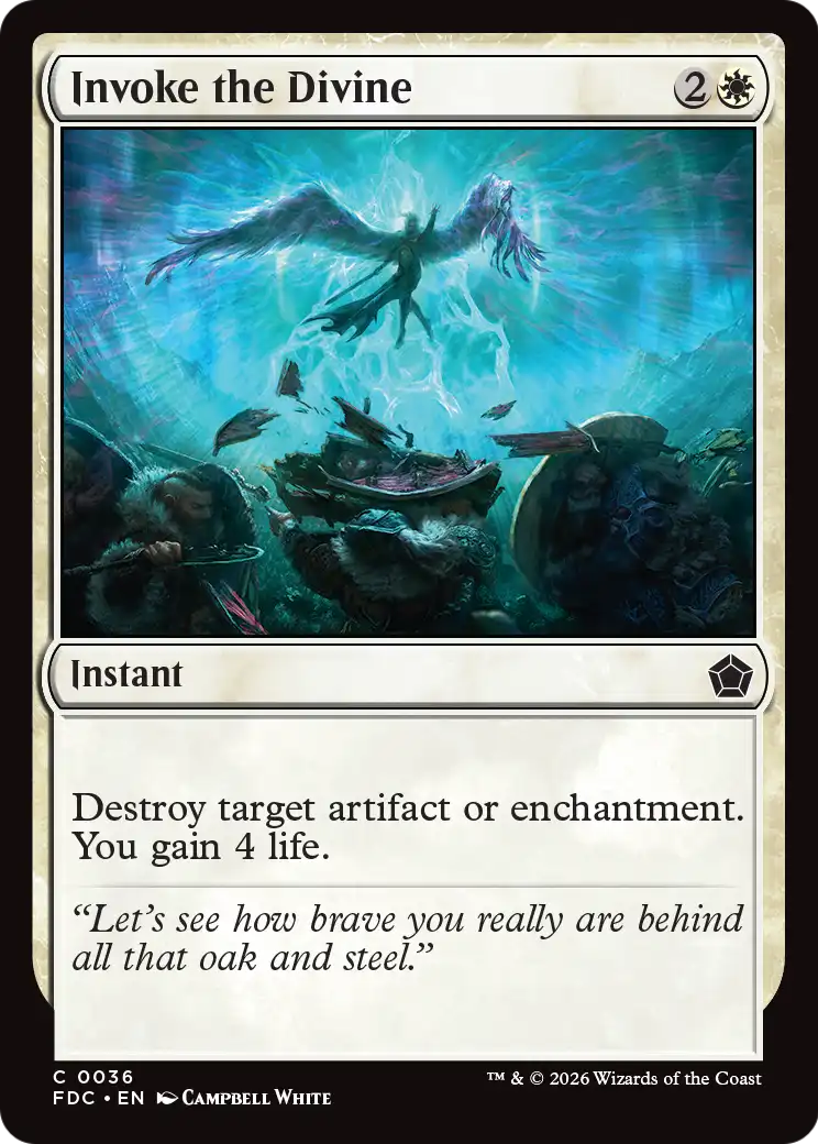 Invoke the Divine [Foundations Commander]