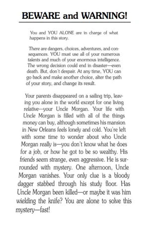 Novel Choose Your Own Adventure: Blood On The Handle