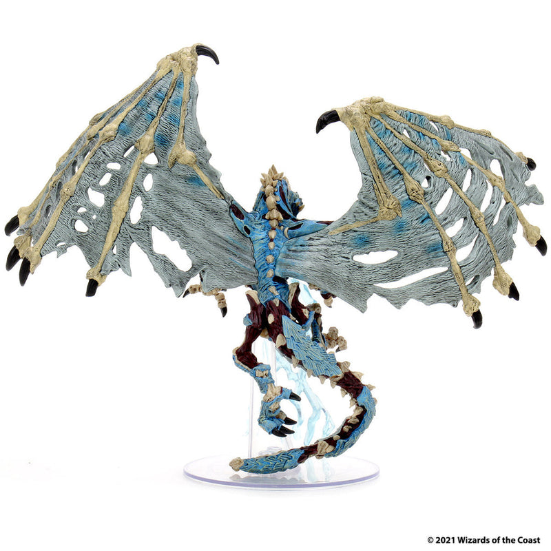 D&D Minis Icons of the Realms Boneyard Premium set: Blue Dracolich