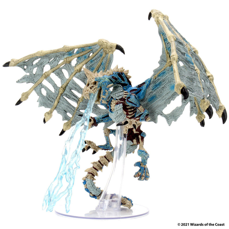 D&D Minis Icons of the Realms Boneyard Premium set: Blue Dracolich