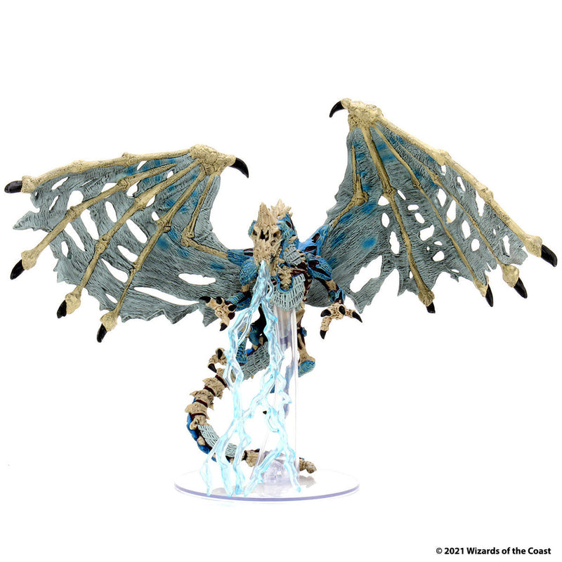 D&D Minis Icons of the Realms Boneyard Premium set: Blue Dracolich