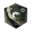 Old School Dice: Silicone 50mm D20 - Camouflage