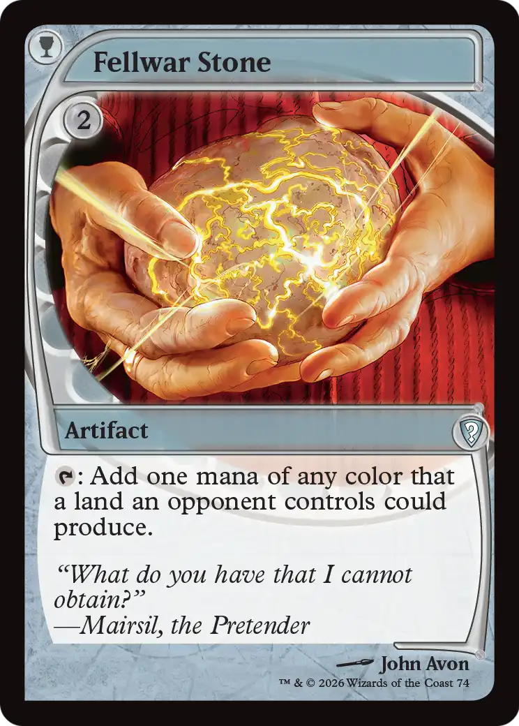 Fellwar Stone (Future Sight) [Mystery Booster: Commander Edition]