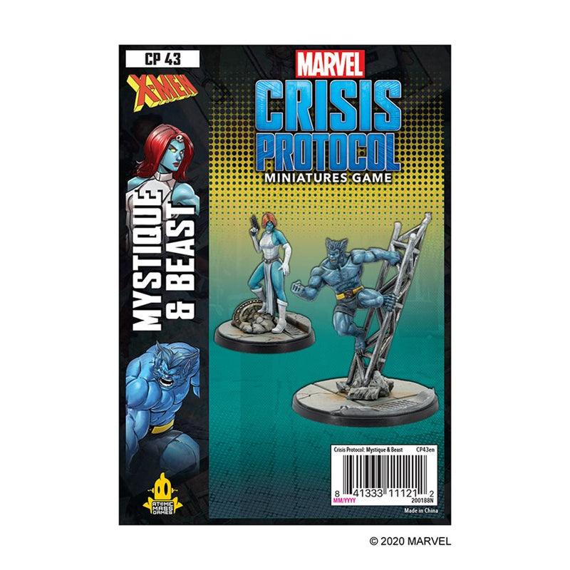 Mcp43 Marvel Crisis Protocol Beast & Mystique Character Pack