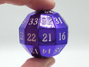 Old School Dice: Metal D40 Spindown - Electric Purple
