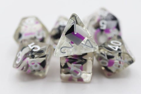 Demisexual Flag RPG Dice Set