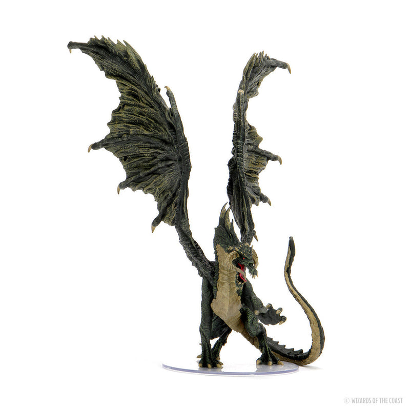 Wizkids D&D Minis 96021 Adult Black Dragon Premium