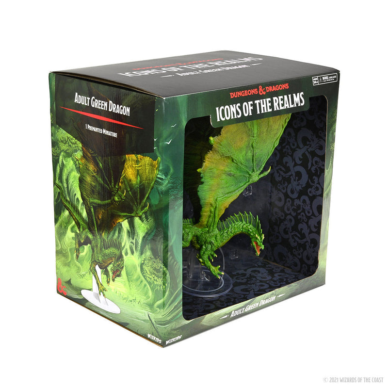 D&D Minis Icons of the Realms Adult Green Dragon Premium Figure