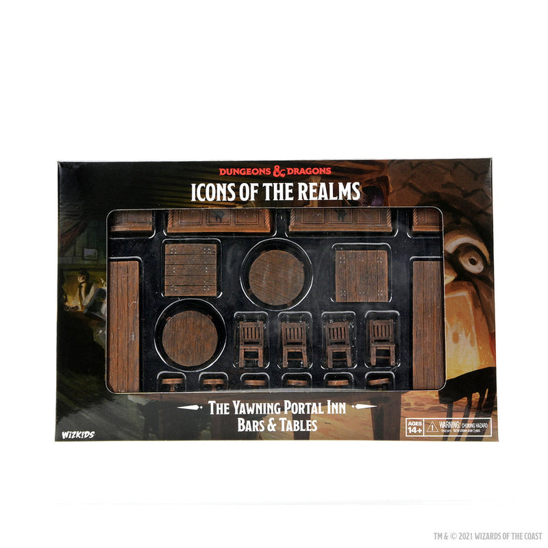 D&D Minis Icons Yawning Portal Inn Bars & Tables set