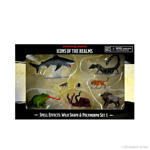 Wizkids D&D Minis Icons of the Realms Wild Shape and Polymorph Set 1