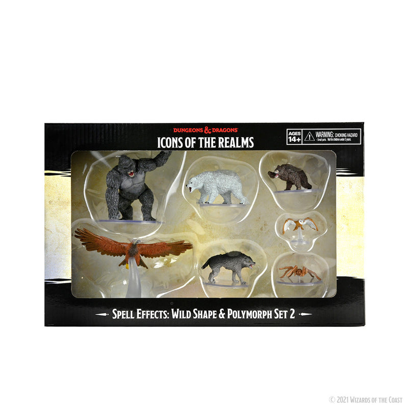 D&D Minis Icons of the Realms Wild Shape and Polymorph Set 2