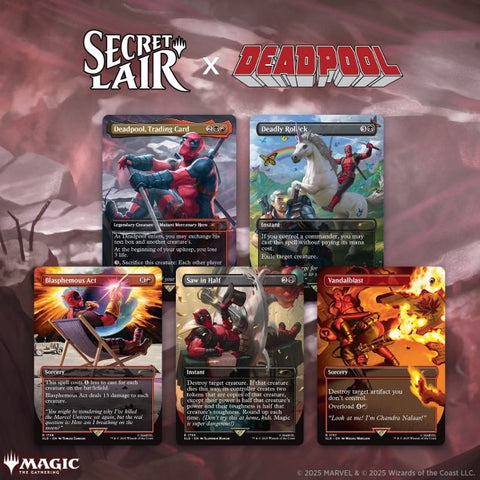 MTG Secret Lair Drops - Marvel's Deadpool Non-Foil