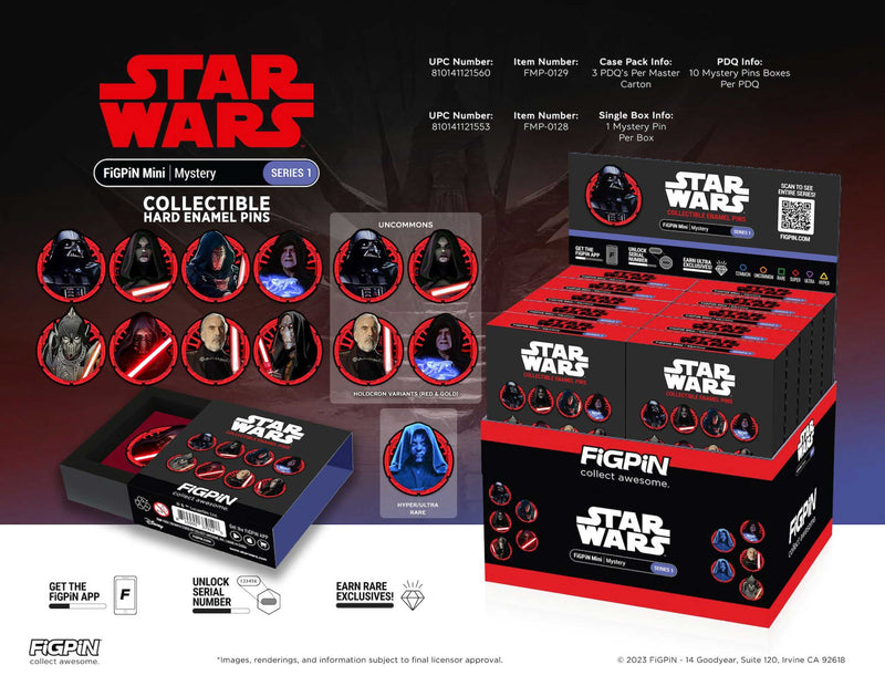 Figpin Star Wars Sith Mystery Minis