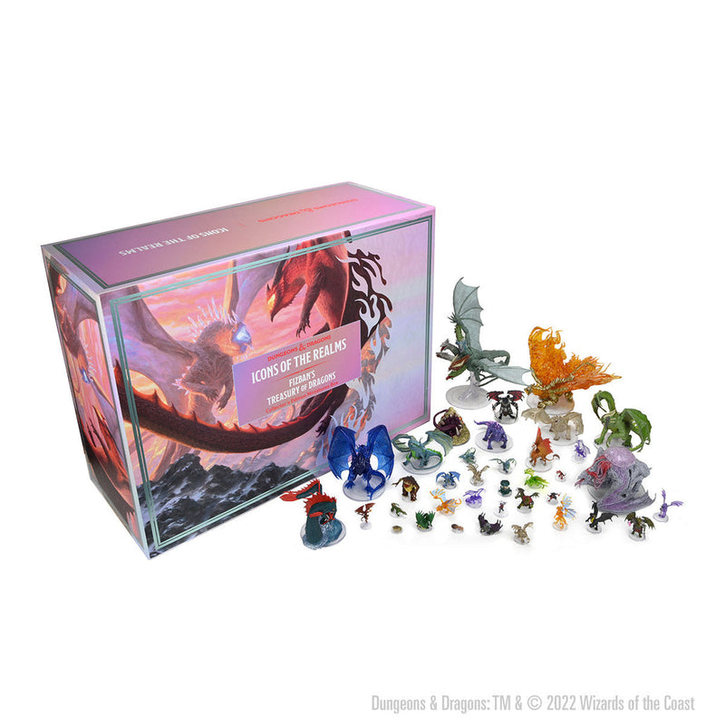 D&D Minis Icons of the Realms Miniatures: Fizban's Treasury of Dragons Collector's Edition