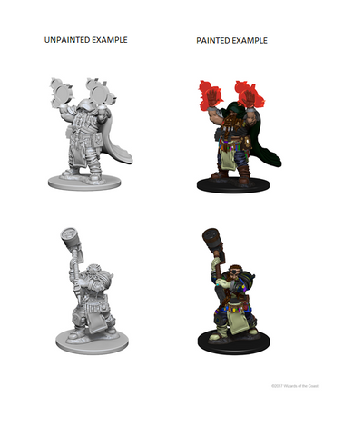 Wizkids Minis D&D 72624 Dwarf Male Cleric
